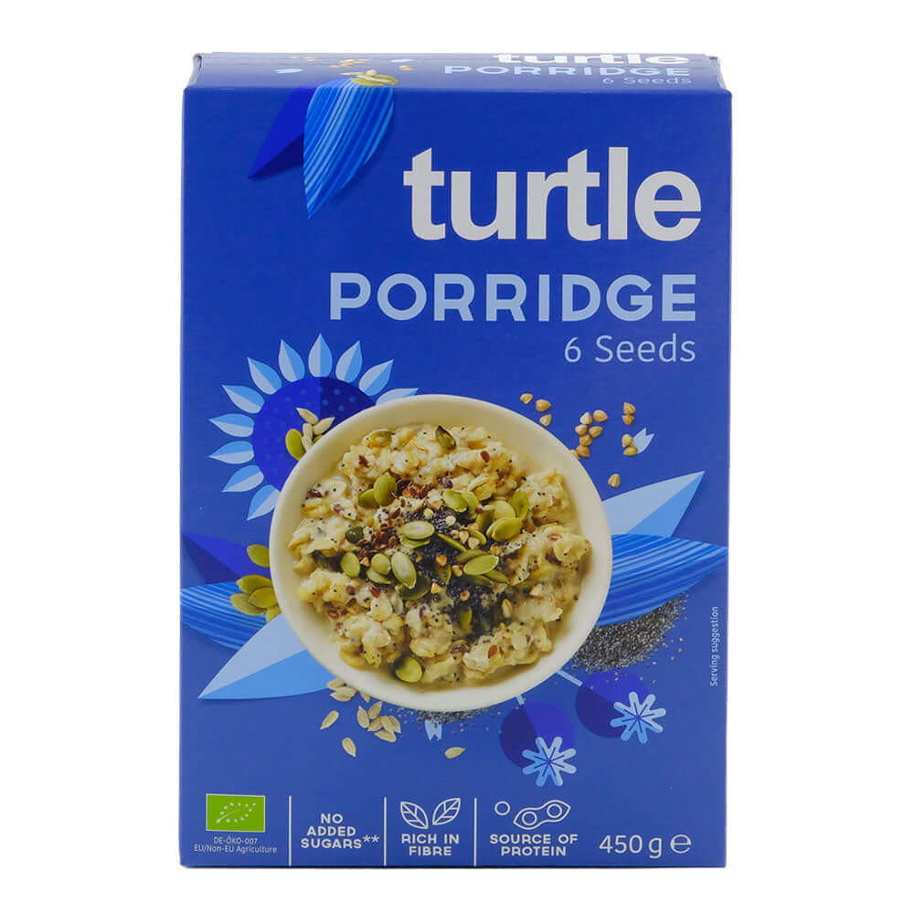 Cereale porridge cu seminte Turtle, bio, 450 g