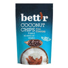 Chipsuri din cocos cu cacao fara gluten Bettr, bio, 70 g, ecologic
