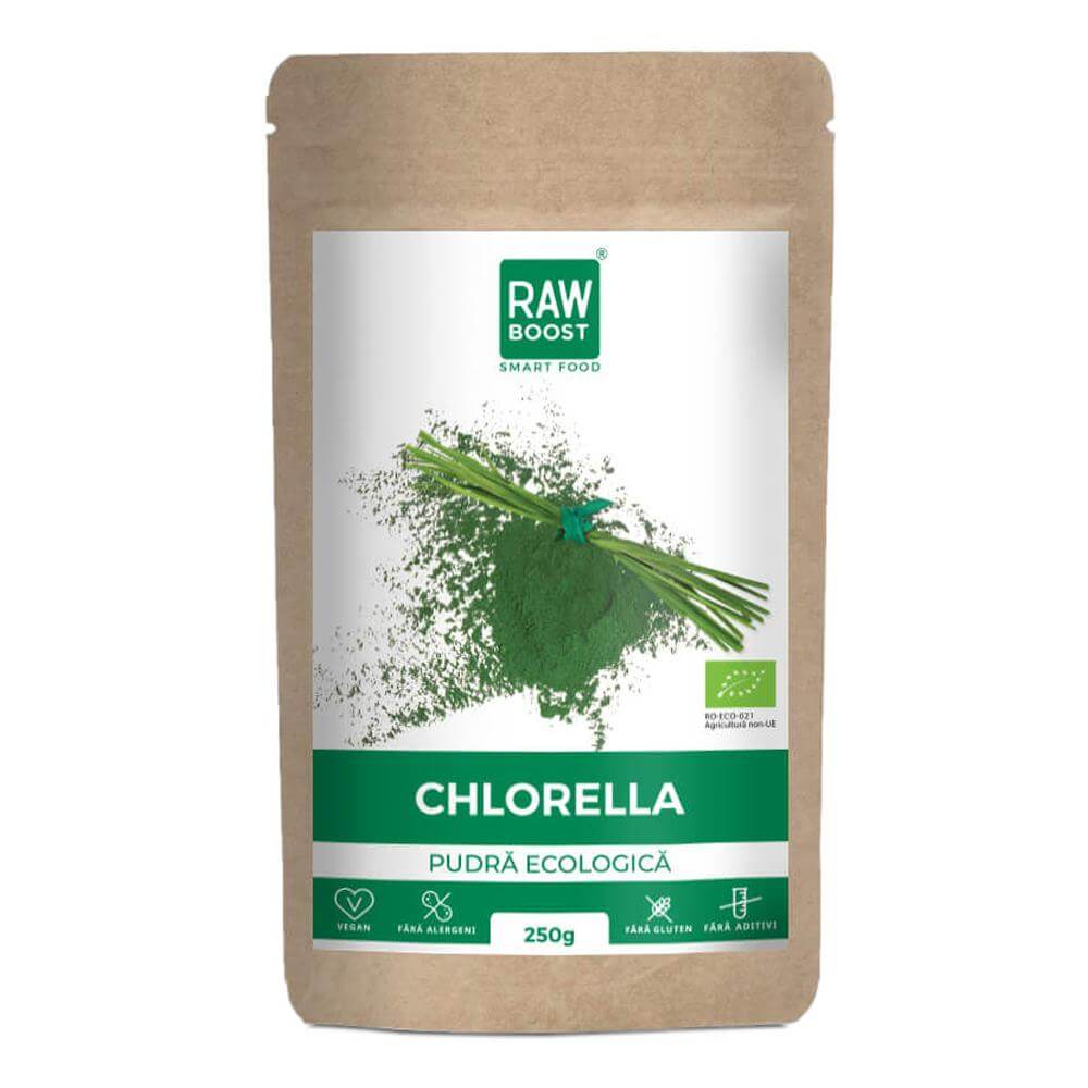 Chlorella pudra RawBoost, bio, 250 g