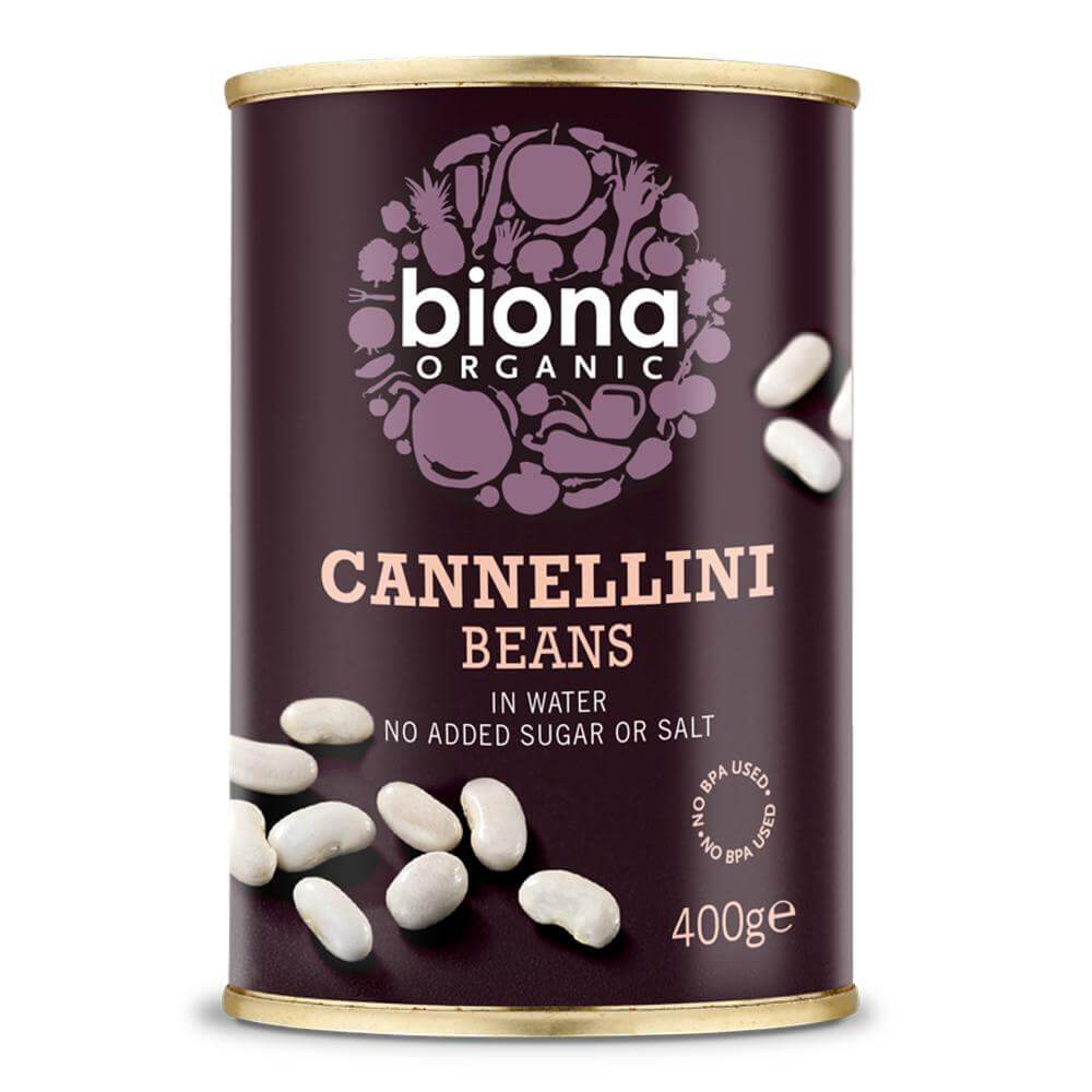 Fasole alba Cannellini la conserva Biona, bio, 400 g