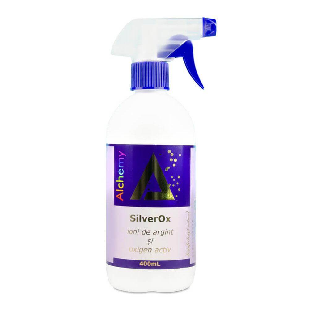 Igienizant suprafete SilverOx Spray Pure Alchemy, 400 ml, natural