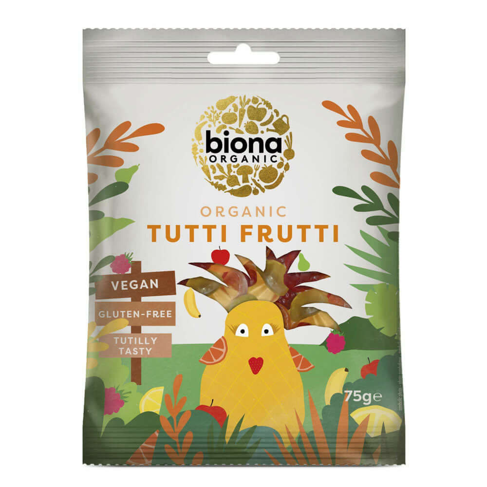 Jeleuri Tutti Frutti fara gluten Biona, bio, 75 g
