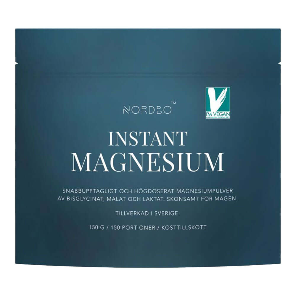 Magneziu instant VEGAN Nordbo, 150g, natural