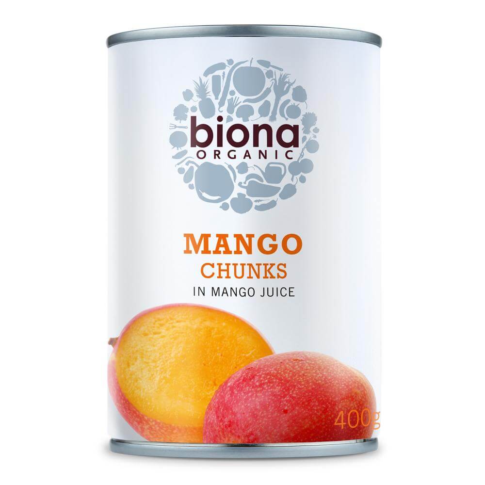 Mango bucati in suc de mango Biona, bio, 400 g