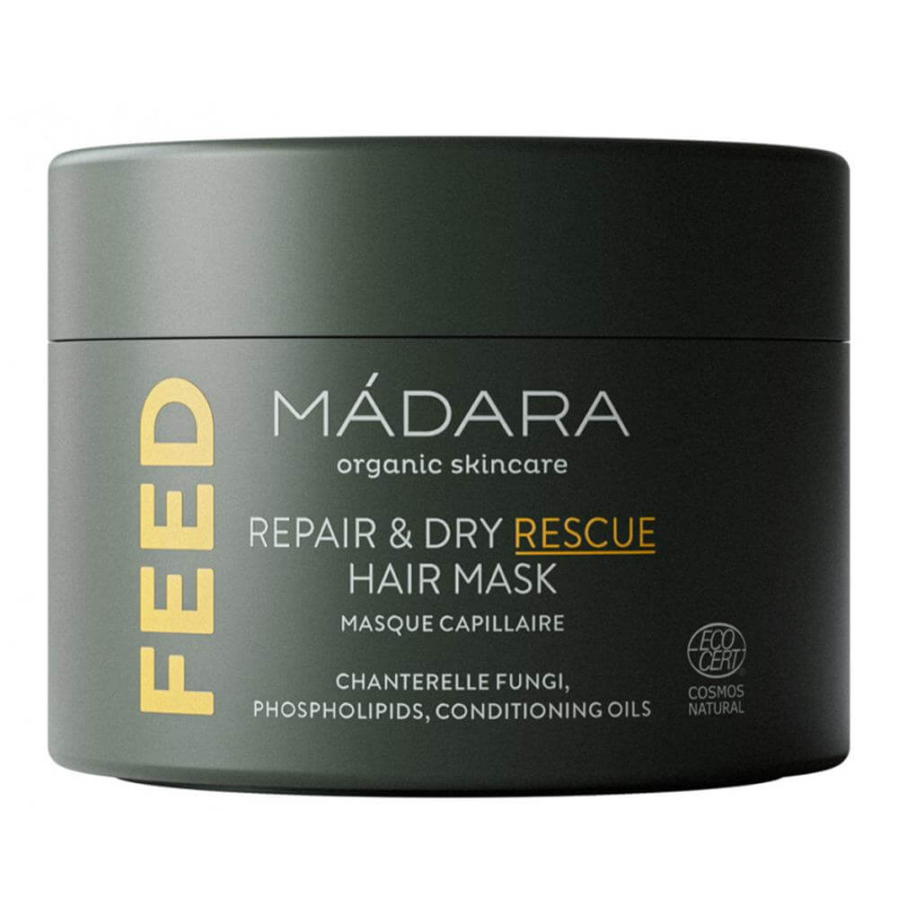 Masca pentru par FEED REPAIR & DRY RESCUE Madara, 180 ml, natural