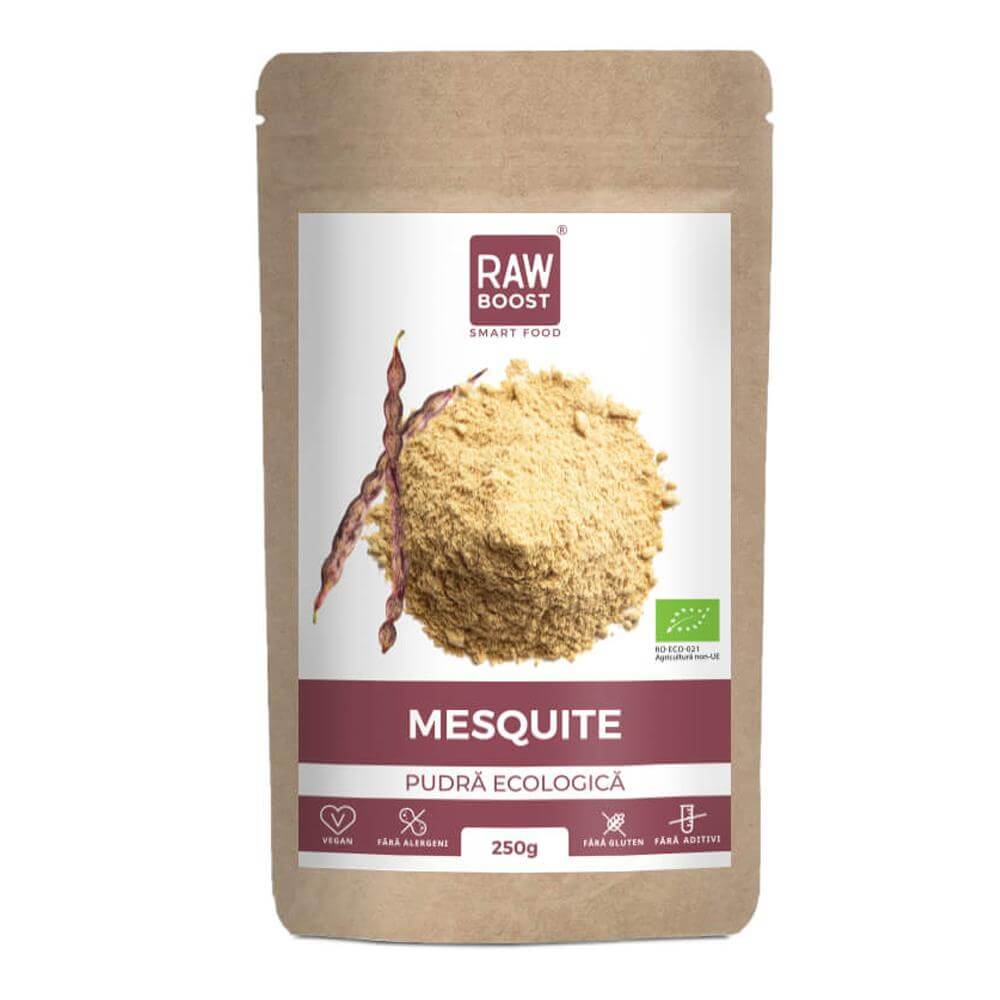 Mesquite pudra RawBoost, bio, 250 g
