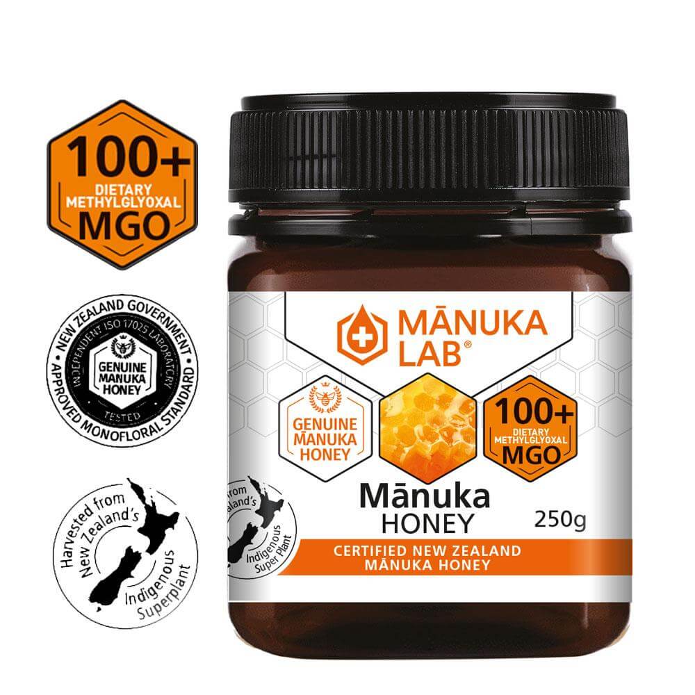 Miere de Manuka MANUKA LAB, MGO 100+ Noua Zeelanda, 250 g, naturala - Default