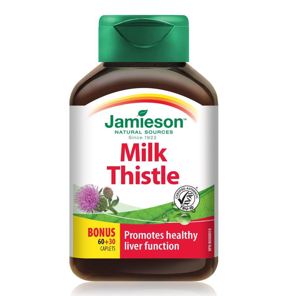 Milk Thiestle 150mg 90 comprimate Jamieson, natural