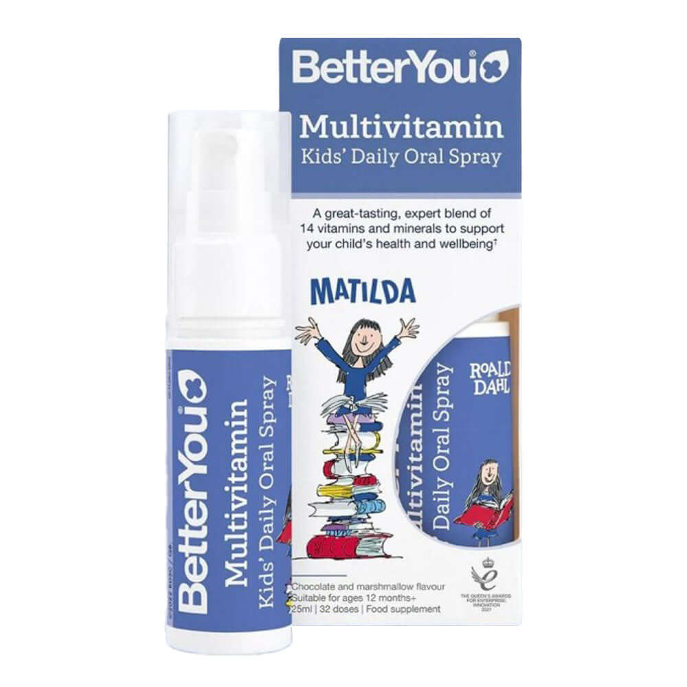 Multivitamin Spray Oral pentru copii peste 1an Better You, 32 doze zilnice, 25ml, natural