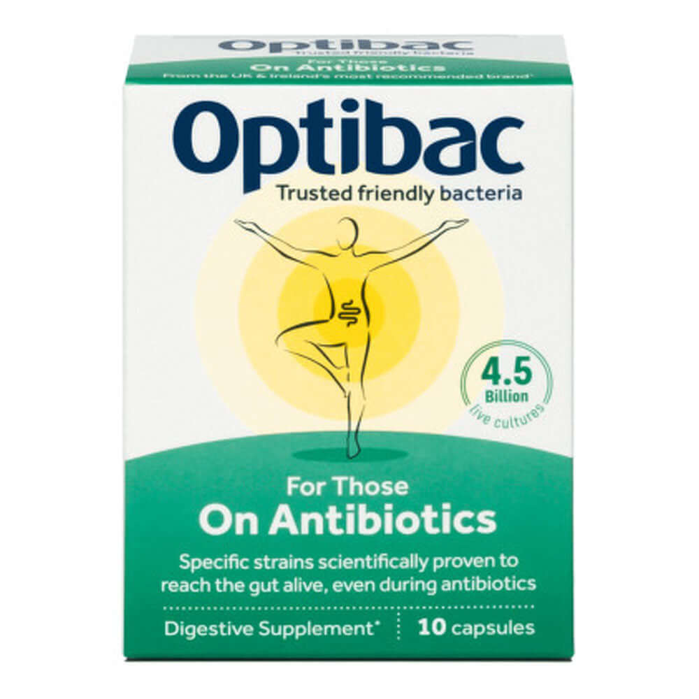 Probiotic pentru tratamentul cu Antibiotic Optibac, 10 capsule, natural