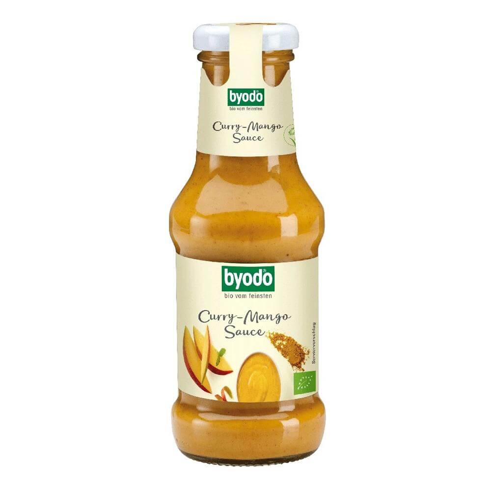 Sos curry cu mango FARA GLUTEN Byodo, bio, 250 ml
