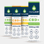 Ulei de canepa cu 1000mg CBD, 500mg CBDA, 500mg CBGA, broad spectrum, HempAID, natural, 10ml