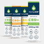 Ulei de canepa cu 2000mg CBD, 500mg CBDA, 500mg CBGA, broad spectrum, HempAID, natural, 10ml