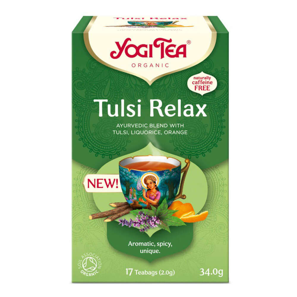 Yogi Tea Ceai Tulsi Relax 17 plicuri, bio, 34g, ecologic