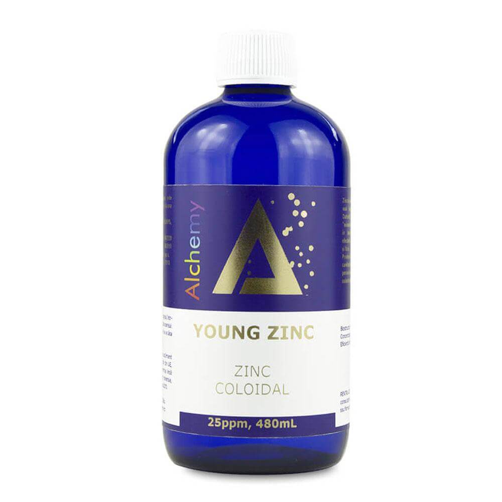 Zinc coloidal Young Zinc 25ppm Pure Alchemy, 480 ml, natural